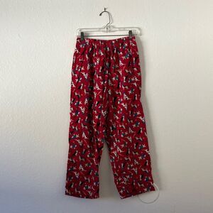 Red L.L. Bean Pajama Bottoms